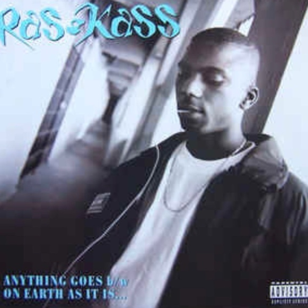 Ras Kass – Anything Goes / On Earth As It Is, rap cassette single.